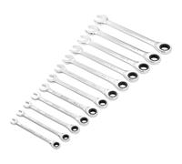 Draper 27689 HI-TORQ - Juego de llaves combinadas métricas (12 piezas)