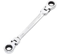 Draper 27746 Alta Torsión Cabeza Flexible Doble Anillo Llave de Carraca 12x13mm