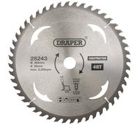 Draper 28243 TCT Construcción Hoja de Sierra Circular, 305 x 30mm, 48T