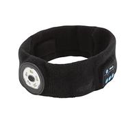 Draper 28344 - Diadema recargable inalámbrica inteligente con linterna LED y cable de carga USB, color negro, talla única