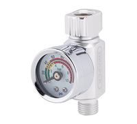 Draper 28377 1/4 "BSP On-Gun Regulador de aire y calibre, 140psi