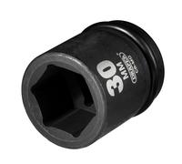 Draper 30mm Toma de Impacto 1.9cmD 6 Punto Hexágono Estándar Longitud Hola-Torq