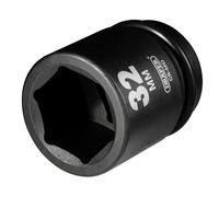 Draper 32mm Toma de Impacto 1.9cmD 6 Punto Hexágono Estándar Longitud Hola-Torq
