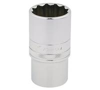 Draper 33865 - Llave de vaso de 12 puntos de 1/2 pulgada cuadrada Hi-Torq, tamaño de 32 mm, azul