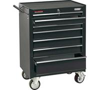 Draper 35743 - Armario con ruedas (7 cajones, 66 cm), color negro