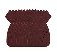 Draper 43848 - Hojas de lijado con gancho y bucle, 140 mm, grano 40, SSD4 (paquete de 10), color rojo, talla única