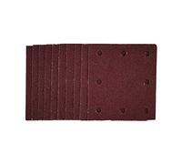 Draper 52388 Hojas de lija 1/4 con gancho y bucle, 115 x 105 mm, grano 40 (paquete de 10)
