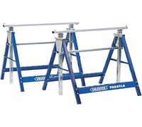 Draper 54053 telescópica sierra caballos o constructores caballetes par, azul
