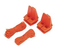 Draper 54232 Juego de línea y bloque de ladrillo, 18 m, azul, juego de 4 piezas