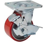 Draper 606100PB - Rueda para muebles (tamaño: 100mm)