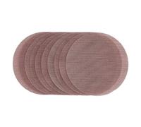 Draper 62988 discos de lija de malla, 150 mm, grano 240 (paquete de 10), rojo, talla única