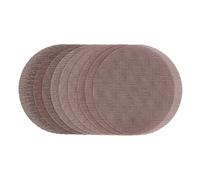 Draper 62989 Malla de 150 mm, Grit-80 G, 120 G, 180 G, 240 G (paquete de 10) discos de lijado, rojo