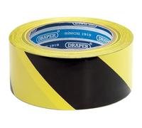 Draper 63382 - Cinta de seguridad (33 m x 50 mm), color negro y amarillo