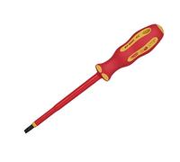 Draper 64419 Ergo Plus VDE - Destornillador plano (5,5 mm, longitud de hoja de 125 mm)