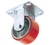 Draper 65528 125mm Dia Placa Fija Fijación Poliuretano Rueda - S. W. L. 300kg