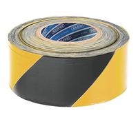 Draper 69009 - Cinta adhesiva, 72 mm x 500 m, amarillo-negro