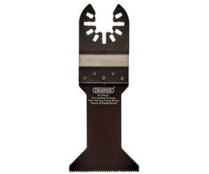 Draper 70467 - Cuchilla oscilante multiherramienta para corte de inmersión, color negro, 44 mm