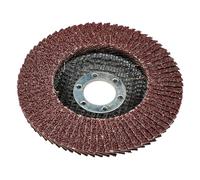 Draper 82356 Disco de Aleta de Óxido de Aluminio, Discos Amoladora, Discos Abrasivos, 115 x 22,23 mm, Grano 40