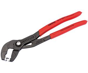 Draper 82574 KNIPEX manguera abrazadera alicates para haga clic y haga clic R pinzas, multicolor, 250 mm