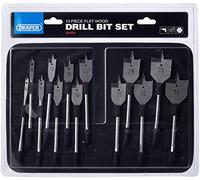 Draper 82634 soporte de madera Bit Set - Plata (Juego de 13)