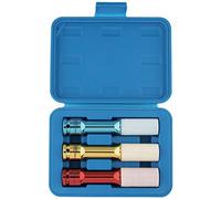 Draper 82981 1/2 "Sq. Dr. Long Reach Tuerca de rueda para llantas de aleación (3 piezas)