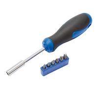 Draper 865/TX/7 puntas Torx conductor y puntas, color azul, Set de 7