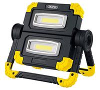 Draper 87696 - Lámpara de trabajo (10 W, COB, recargable), color amarillo