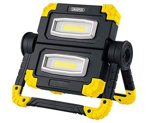 Draper 87696 - Lámpara de trabajo (10 W, COB, recargable), color amarillo