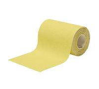 Draper 89843 - Rollo de lija para carpintería, 115 mm x 5 m, 80 hojas, amarillo, talla única