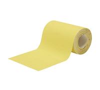Draper 89887 - Rollo de lija para carpintería, 115 mm x 5 m, 120 hojas, amarillo, talla única