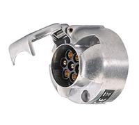Draper 99667 7-Pin N-Type Metal Remolque Socket de Recuperación, Negro