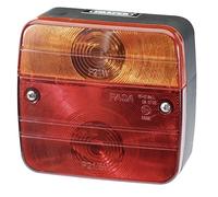 Draper 99671 12 V Luz Trasera Cluster Remolque y Recuperación, Rojo