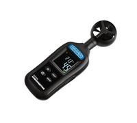 Draper Anemómetro digital de mano 12445 - Medidor de temperatura y velocidad del viento, 0,4-30 m/s y -20 a +70 ℃