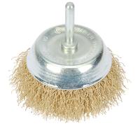 Draper Cuenco de cepillo de metal con varilla Ø50mm