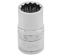 Draper D-AF 3/8 "Square Drive Llave & # 174; 12 Punto Socket (9/16"), azul