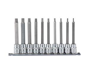 Draper d-txp/10/100 3/8 "SQ. DR. TX STAR & # 174; Plus Socket Bit Set (10 piezas), color azul