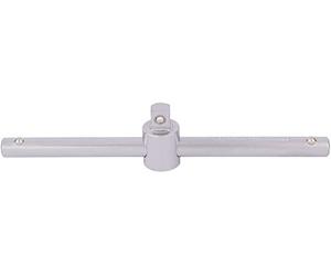 Draper D75/MS cuadrada cromo satinado barra en T deslizante, azul, 3/8-inch
