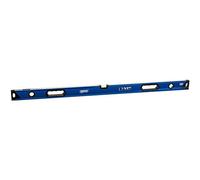 Draper DL80 vista lateral caja sección nivel, azul, 1200 mm