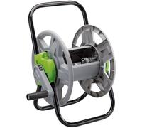 Draper DRA25068 - Carro para manguera de jardín, multicolor, 45 m | Conector de manguera en ángulo, soporte retráctil ordenado para carrete de manguera, carrito enrollador con capacidad para
