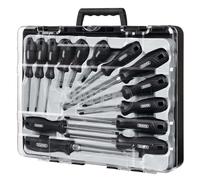 Draper Duro Agarre Screwdriver Juego 14 Piezas Mezclado Magnético Puntas 13587