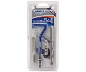 Draper Expert 21721 - Kit de reparación de roscas métricas (M8 x 1,25)