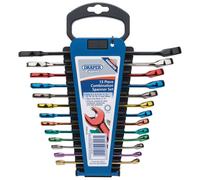 Draper Expert 23017 Alta Torsión Métrico Color Llaves Combinadas Set (13 Pieza)
