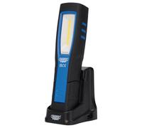 Draper Expert 31101 SMD LED USB recargable luz de inspección con estación de carga, 5 W, 600 lúmenes, cable USB-C suministrado