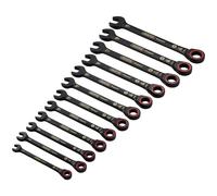 Draper Expert 03896 Alta Torsión Métrico Juego Llave de Trinquete Negro 12Pc