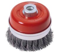 Draper Expert 52633 100mm X M14 Giro Nudo Cepillo Metálico