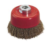 Draper Expert 52636 80mm X M14 Rizado Cepillo Metálico