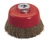 Draper Expert 52637 100mm X M14 Rizado Cepillo Metálico