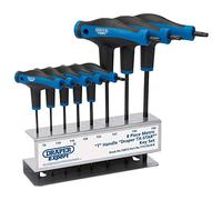 Draper Juego de 8 teclas macho Torx® con manched
