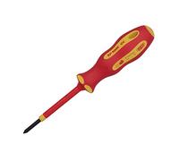Draper Expert Ergo Plus Aislado VDE, PZ0 X 60 Mm Destornillador Pozi