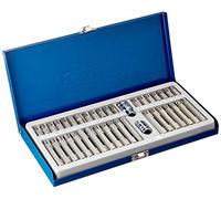 Draper Expert TX-STAR® - Juego de 40 brocas hexagonales y estriadas de 1/2 pulgada | Herramienta de mano cuadrada de 3/8 | Llaves de acero al cromo vanadio | Herramientas mecánicas de coche | Caja de